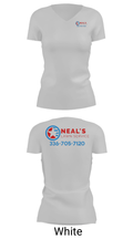 Neal's Lawn Service 22363993 Women's Short Sleeve V-neck Shirt - 7