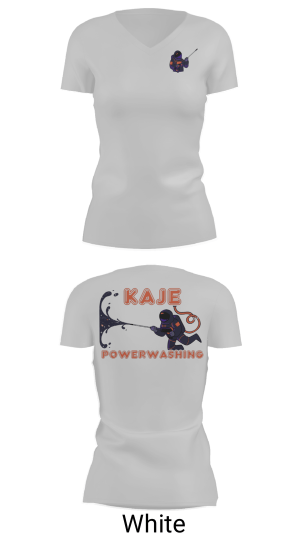 Women's Short Sleeve Vneck Shirt, K.A.J.E, , Teamtime, Team time, sublimation, custom sports apparel, team uniforms, spirit wear, spiritwear, sports uniforms, custom shirts, team store, custom team store, fundraiser sports, apparel fundraiser