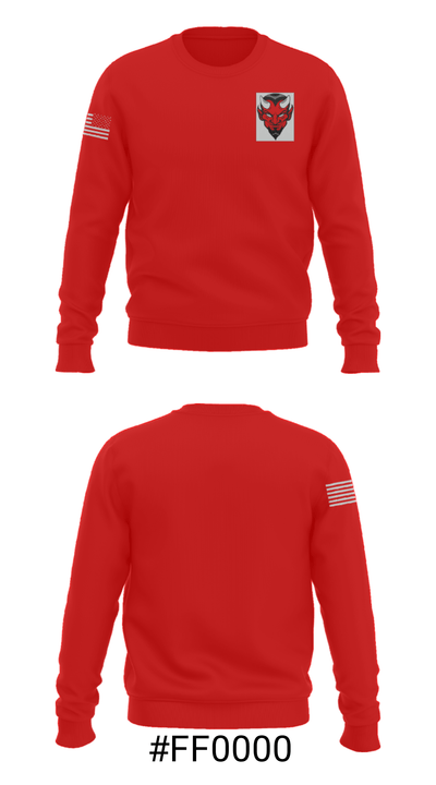 Calhoun County High School Wrestling 34908417 Crew Neck Sweatshirt - 16