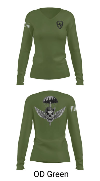 550TH MWD DET 84609332 Women's Long Sleeve V-neck Shirt - 31