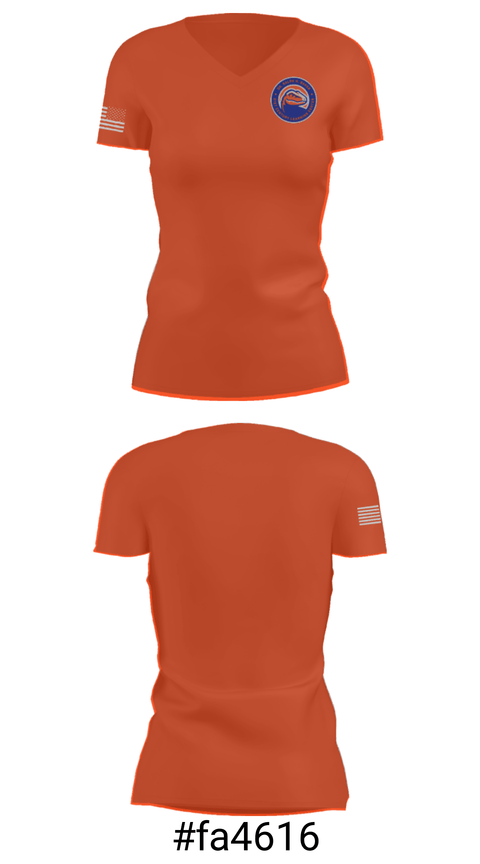Women's Short Sleeve Vneck Shirt, Dr. Ralph H. Baker 21St Century Learning Center, Spirit Store, Teamtime, Team time, sublimation, custom sports apparel, team uniforms, spirit wear, spiritwear, sports uniforms, custom shirts, team store, custom team store, fundraiser sports, apparel fundraiser