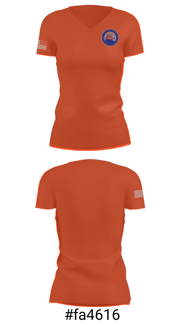Women's Short Sleeve Vneck Shirt, Dr. Ralph H. Baker 21St Century Learning Center, Spirit Store, Teamtime, Team time, sublimation, custom sports apparel, team uniforms, spirit wear, spiritwear, sports uniforms, custom shirts, team store, custom team store, fundraiser sports, apparel fundraiser