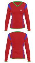 Elemental HVAC 68052720 Women's Long Sleeve V-neck Shirt - 30