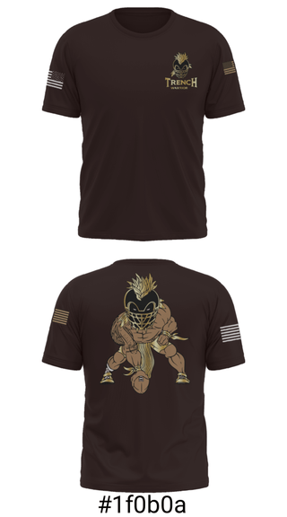 Short Sleeve Performance Shirt, TRENCH WARRIORS, Football, Teamtime, Team time, sublimation, custom sports apparel, team uniforms, spirit wear, spiritwear, sports uniforms, custom shirts, team store, custom team store, fundraiser sports, apparel fundraiser