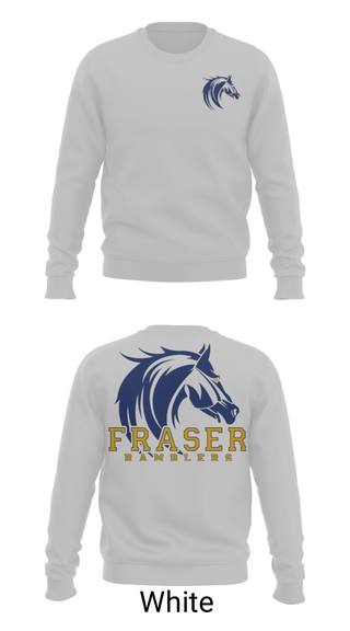 Crew Neck Sweatshirt, Frazer High School, Spirit Store, Teamtime, Team time, sublimation, custom sports apparel, team uniforms, spirit wear, spiritwear, sports uniforms, custom shirts, team store, custom team store, fundraiser sports, apparel fundraiser