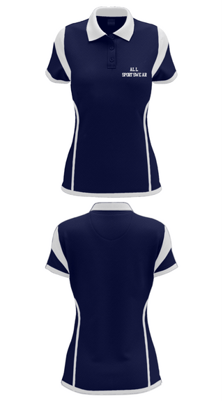 Women's Short Sleeve Performance Polo, All Sportswear, Spirit Store, Teamtime, Team time, sublimation, custom sports apparel, team uniforms, spirit wear, spiritwear, sports uniforms, custom shirts, team store, custom team store, fundraiser sports, apparel fundraiser