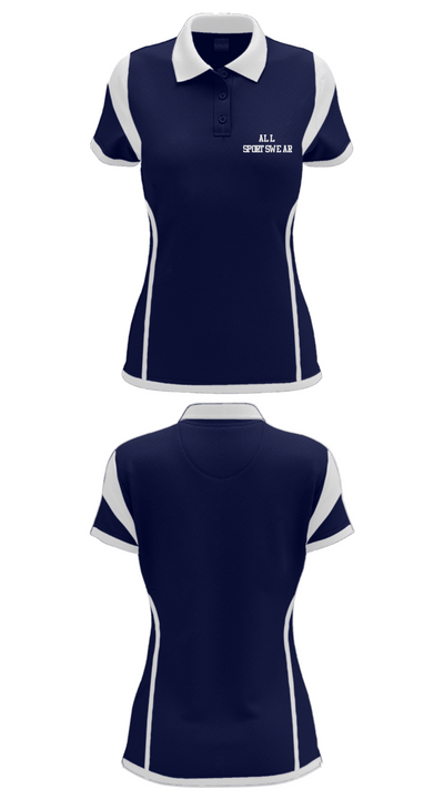 All Sportswear 16642207 Women's Short Sleeve Performance Polo  - 26