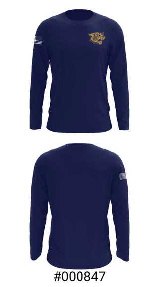 Long Sleeve Performance Shirt, West Genesee Senior High School Wrestling, Wrestling, Teamtime, Team time, sublimation, custom sports apparel, team uniforms, spirit wear, spiritwear, sports uniforms, custom shirts, team store, custom team store, fundraiser sports, apparel fundraiser