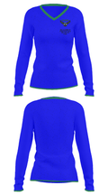 Coral Academy Of Science Las Vegas Centennial Hills 41047024 Women's Long Sleeve V-neck Shirt - 33