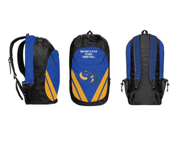 Gear Bag, Sahuarita High School Basketball, Men's Basketball, Teamtime, Team time, sublimation, custom sports apparel, team uniforms, spirit wear, spiritwear, sports uniforms, custom shirts, team store, custom team store, fundraiser sports, apparel fundraiser