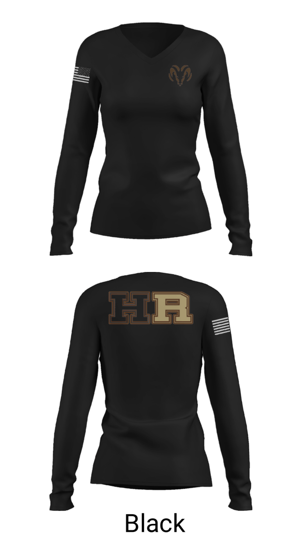 Women's Long Sleeve Vneck Shirt, Holt High School Wrestling, Wrestling, Teamtime, Team time, sublimation, custom sports apparel, team uniforms, spirit wear, spiritwear, sports uniforms, custom shirts, team store, custom team store, fundraiser sports, apparel fundraiser