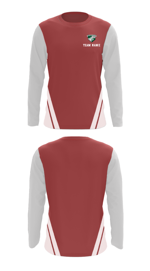 Long Sleeve Performance Shirt, Red Baron Hockey Club, Ice Hockey, Teamtime, Team time, sublimation, custom sports apparel, team uniforms, spirit wear, spiritwear, sports uniforms, custom shirts, team store, custom team store, fundraiser sports, apparel fundraiser