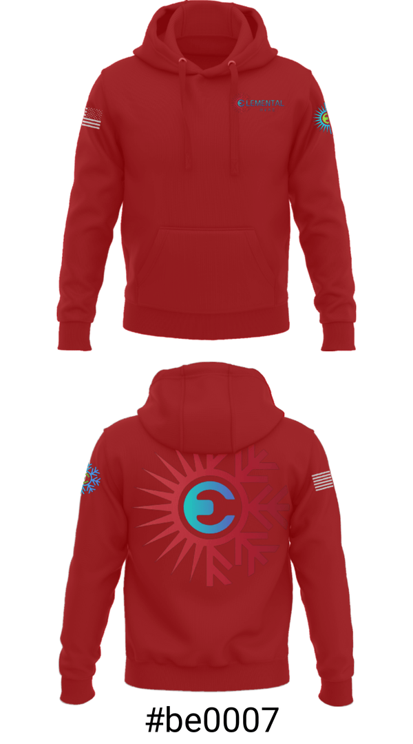 Hoodie, Elemental HVAC, , Teamtime, Team time, sublimation, custom sports apparel, team uniforms, spirit wear, spiritwear, sports uniforms, custom shirts, team store, custom team store, fundraiser sports, apparel fundraiser