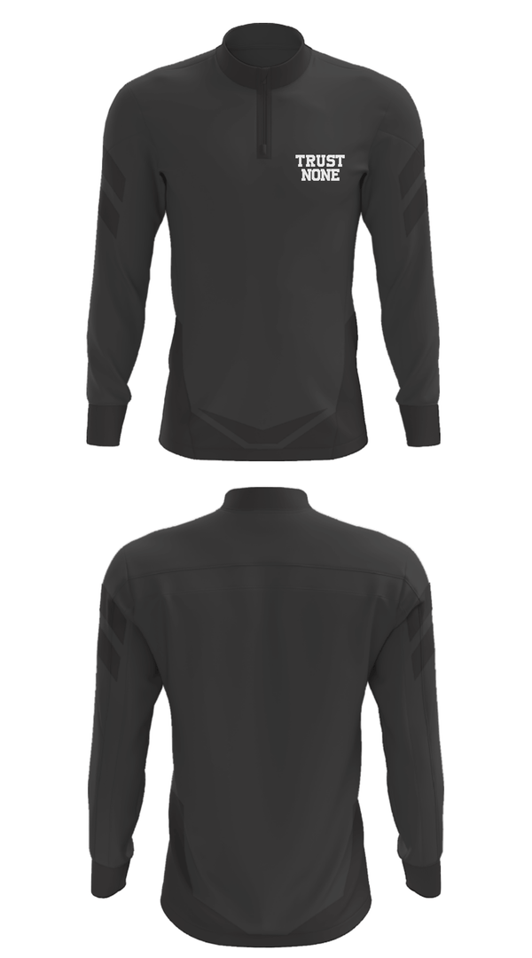 Quarter Zip Jacket, Trust None, , Teamtime, Team time, sublimation, custom sports apparel, team uniforms, spirit wear, spiritwear, sports uniforms, custom shirts, team store, custom team store, fundraiser sports, apparel fundraiser