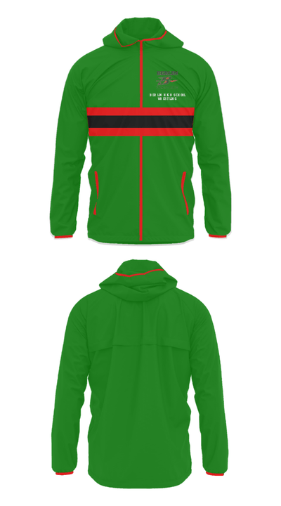 Berlin High School Wrestling 47557666 Windbreaker - 25