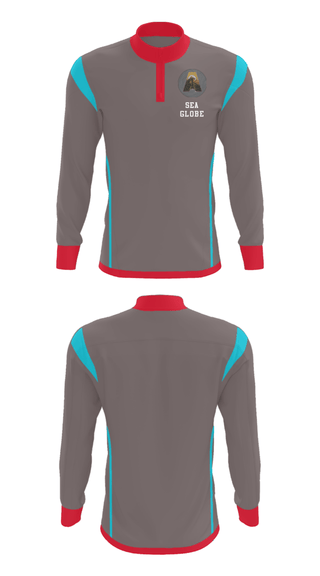 Quarter Zip Jacket, Sea globe, , Teamtime, Team time, sublimation, custom sports apparel, team uniforms, spirit wear, spiritwear, sports uniforms, custom shirts, team store, custom team store, fundraiser sports, apparel fundraiser