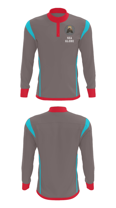 Sea globe 28856857 Quarter Zip Jacket - 33