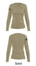 E CO 21BEB 21998530 Women's Long Sleeve V-neck Shirt - 47