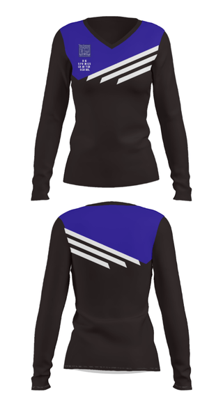Women's Long Sleeve Vneck Shirt, Big Springs Charter School, Spirit Store, Teamtime, Team time, sublimation, custom sports apparel, team uniforms, spirit wear, spiritwear, sports uniforms, custom shirts, team store, custom team store, fundraiser sports, apparel fundraiser