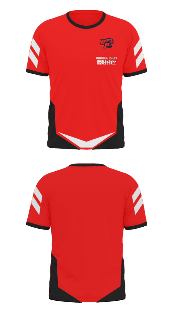 Short Sleeve Performance Polo, Brooke Point High School Basketball, Men's Basketball, Teamtime, Team time, sublimation, custom sports apparel, team uniforms, spirit wear, spiritwear, sports uniforms, custom shirts, team store, custom team store, fundraiser sports, apparel fundraiser
