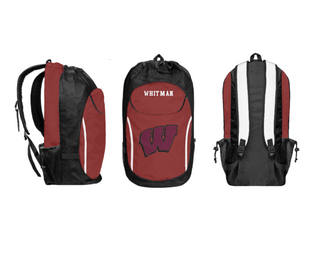 Gear Bag, Whitman, Men's Volleyball, Teamtime, Team time, sublimation, custom sports apparel, team uniforms, spirit wear, spiritwear, sports uniforms, custom shirts, team store, custom team store, fundraiser sports, apparel fundraiser