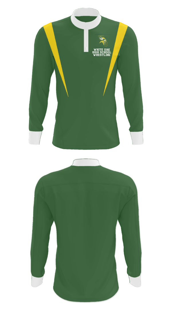 Quarter Zip Jacket, White Oak High School Wrestling, Wrestling, Teamtime, Team time, sublimation, custom sports apparel, team uniforms, spirit wear, spiritwear, sports uniforms, custom shirts, team store, custom team store, fundraiser sports, apparel fundraiser