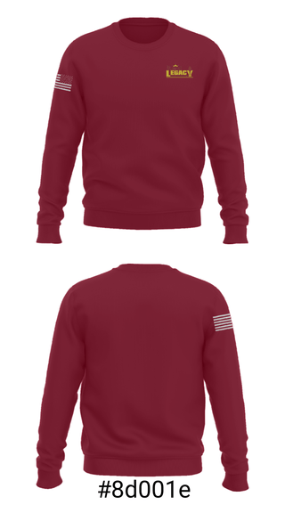 Crew Neck Sweatshirt, Royal Legacy Christian Academy, Spirit Store, Teamtime, Team time, sublimation, custom sports apparel, team uniforms, spirit wear, spiritwear, sports uniforms, custom shirts, team store, custom team store, fundraiser sports, apparel fundraiser