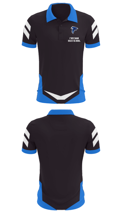 Freeman High School 19134190 Short Sleeve Performance Polo - 32