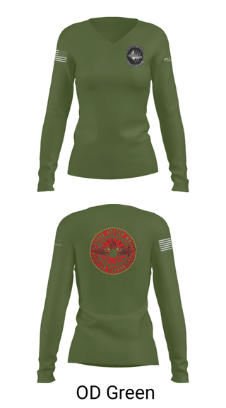 Women's Long Sleeve Vneck Shirt, , Navy, Teamtime, Team time, sublimation, custom sports apparel, team uniforms, spirit wear, spiritwear, sports uniforms, custom shirts, team store, custom team store, fundraiser sports, apparel fundraiser