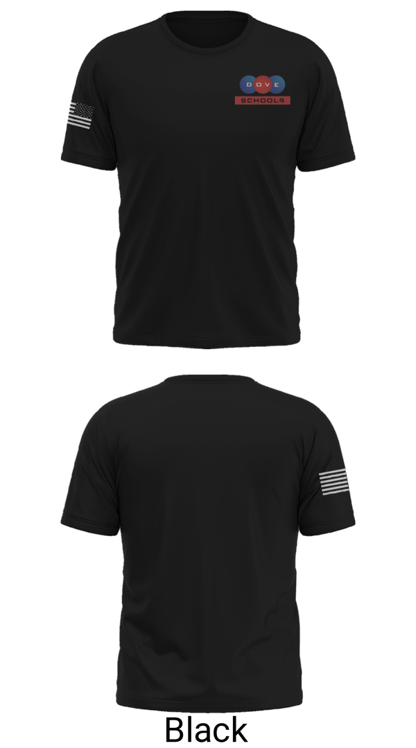 Short Sleeve Performance Shirt, Dove Science Academy Middle School-South Okc, Spirit Store, Teamtime, Team time, sublimation, custom sports apparel, team uniforms, spirit wear, spiritwear, sports uniforms, custom shirts, team store, custom team store, fundraiser sports, apparel fundraiser