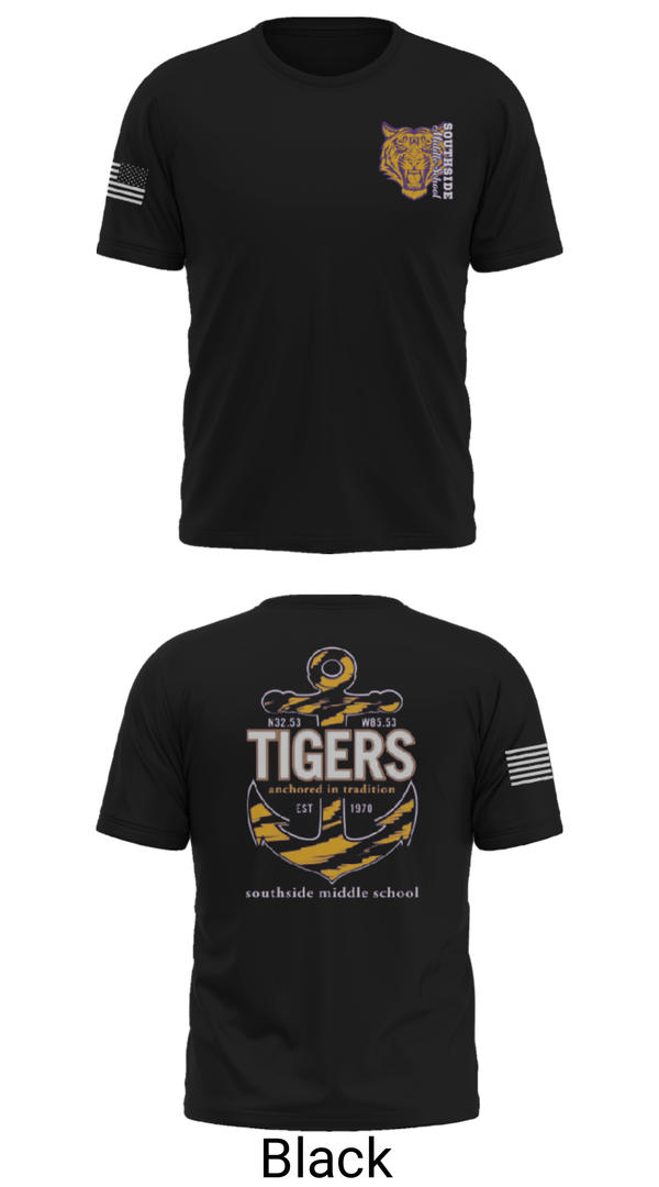 Short Sleeve Performance Shirt, Southside Middle School, Spirit Store, Teamtime, Team time, sublimation, custom sports apparel, team uniforms, spirit wear, spiritwear, sports uniforms, custom shirts, team store, custom team store, fundraiser sports, apparel fundraiser
