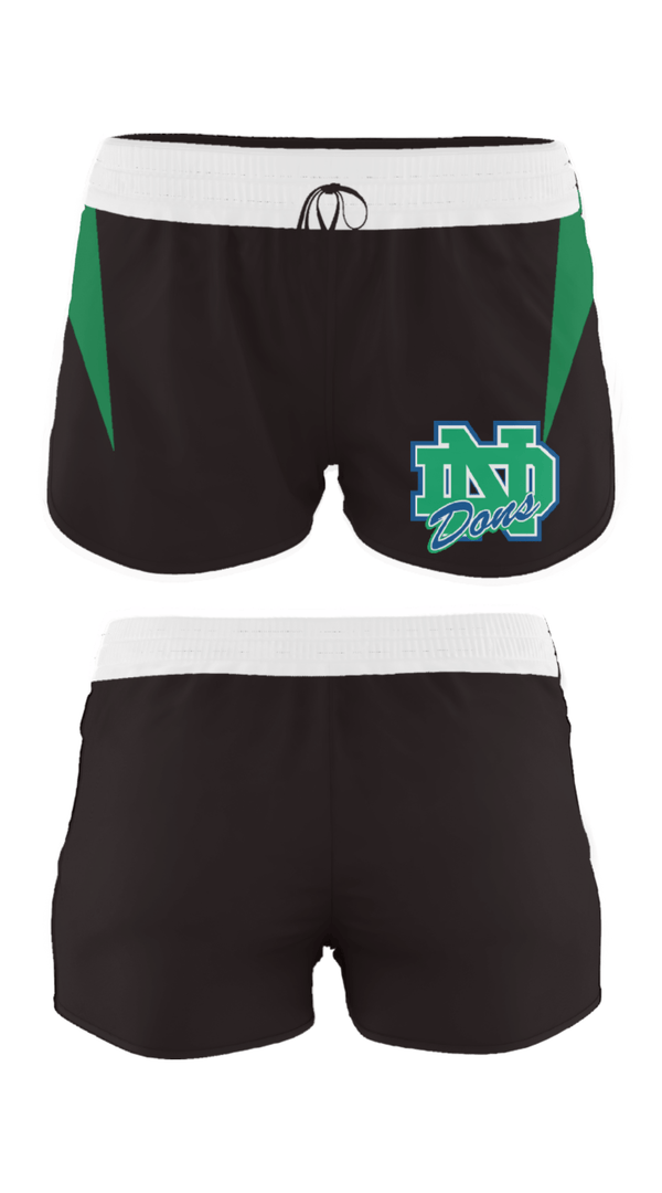 Women's Shorts, Notre Dame College Prep, Spirit Store, Teamtime, Team time, sublimation, custom sports apparel, team uniforms, spirit wear, spiritwear, sports uniforms, custom shirts, team store, custom team store, fundraiser sports, apparel fundraiser