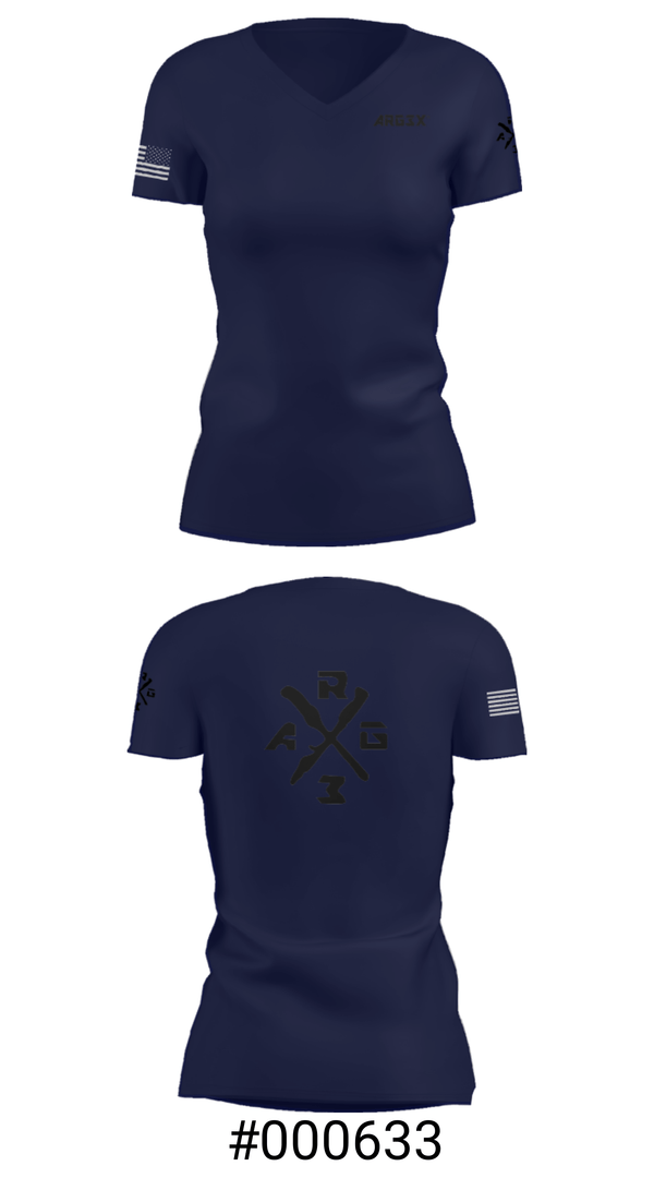 Women's Short Sleeve Vneck Shirt, ARG3X®️, , Teamtime, Team time, sublimation, custom sports apparel, team uniforms, spirit wear, spiritwear, sports uniforms, custom shirts, team store, custom team store, fundraiser sports, apparel fundraiser