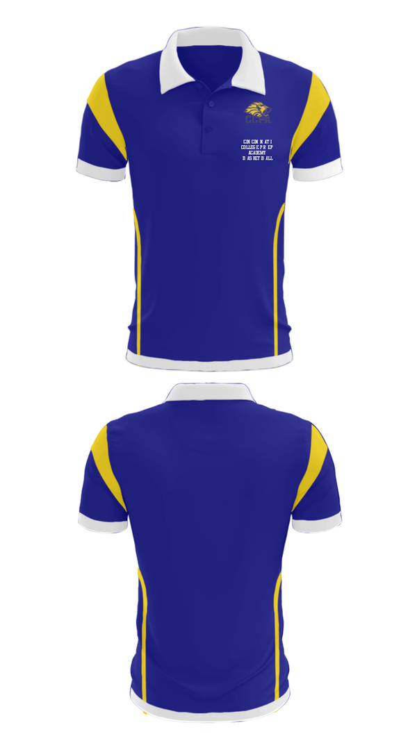 Short Sleeve Performance Polo, Cincinnati College Prep Academy Basketball, Women's Basketball, Teamtime, Team time, sublimation, custom sports apparel, team uniforms, spirit wear, spiritwear, sports uniforms, custom shirts, team store, custom team store, fundraiser sports, apparel fundraiser