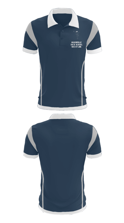Wilsonville High School Wrestling 77157737 Short Sleeve Performance Polo - 32