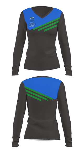 Women's Long Sleeve Vneck Shirt, sA Plus Sustainable Roofing Coatings, , Teamtime, Team time, sublimation, custom sports apparel, team uniforms, spirit wear, spiritwear, sports uniforms, custom shirts, team store, custom team store, fundraiser sports, apparel fundraiser