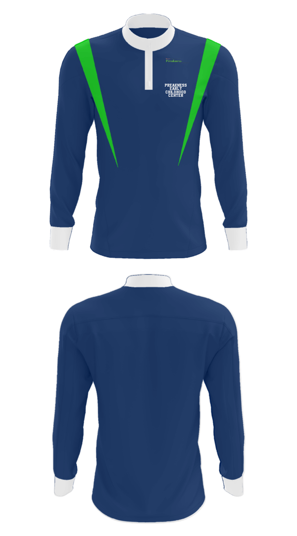 Quarter Zip Jacket, Preakness Early Childhood Center, Spirit Store, Teamtime, Team time, sublimation, custom sports apparel, team uniforms, spirit wear, spiritwear, sports uniforms, custom shirts, team store, custom team store, fundraiser sports, apparel fundraiser