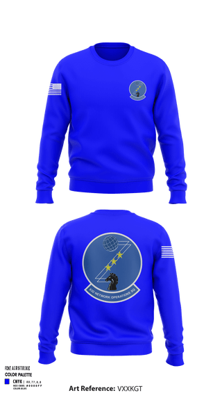 Crew Neck Sweatshirt, 83 NOS, Air Force, Teamtime, Team time, sublimation, custom sports apparel, team uniforms, spirit wear, spiritwear, sports uniforms, custom shirts, team store, custom team store, fundraiser sports, apparel fundraiser