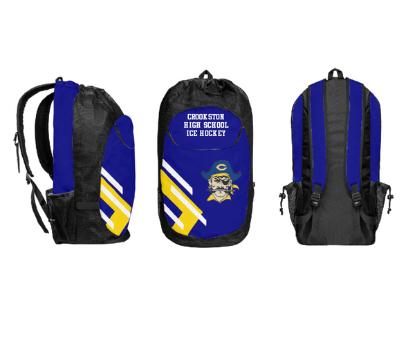 Gear Bag, Crookston High School Ice Hockey, Ice Hockey, Teamtime, Team time, sublimation, custom sports apparel, team uniforms, spirit wear, spiritwear, sports uniforms, custom shirts, team store, custom team store, fundraiser sports, apparel fundraiser