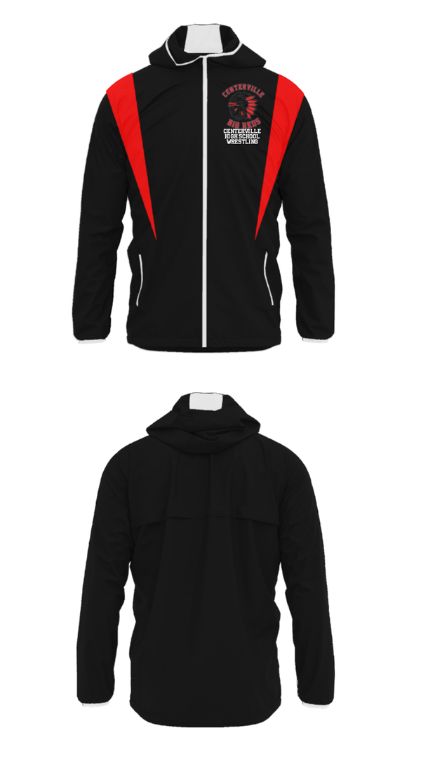 Windbreaker, Centerville High School Wrestling, Wrestling, Teamtime, Team time, sublimation, custom sports apparel, team uniforms, spirit wear, spiritwear, sports uniforms, custom shirts, team store, custom team store, fundraiser sports, apparel fundraiser