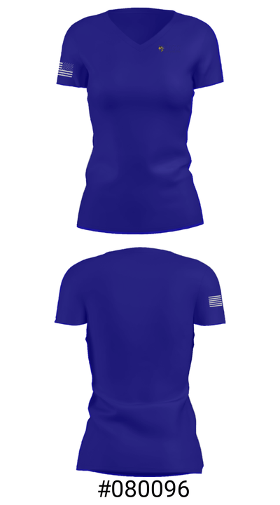 Hancock Grammar School 59017513 Women's Short Sleeve V-neck Shirt - 21