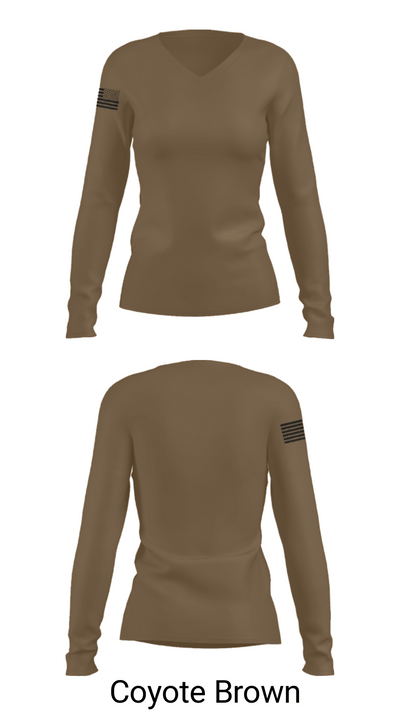 E CO 21BEB 21998530 Women's Long Sleeve V-neck Shirt - 15
