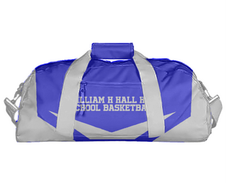 Duffle Bag, William H Hall High School Basketball, Women's Basketball, Teamtime, Team time, sublimation, custom sports apparel, team uniforms, spirit wear, spiritwear, sports uniforms, custom shirts, team store, custom team store, fundraiser sports, apparel fundraiser