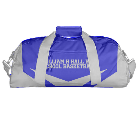 Duffle Bag, William H Hall High School Basketball, Women's Basketball, Teamtime, Team time, sublimation, custom sports apparel, team uniforms, spirit wear, spiritwear, sports uniforms, custom shirts, team store, custom team store, fundraiser sports, apparel fundraiser