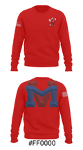 Medicine Valley High School Wrestling 56564921 Crew Neck Sweatshirt - 16