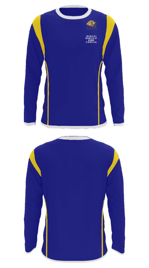 Long Sleeve Performance Shirt, Cincinnati College Prep Academy Basketball, Women's Basketball, Teamtime, Team time, sublimation, custom sports apparel, team uniforms, spirit wear, spiritwear, sports uniforms, custom shirts, team store, custom team store, fundraiser sports, apparel fundraiser