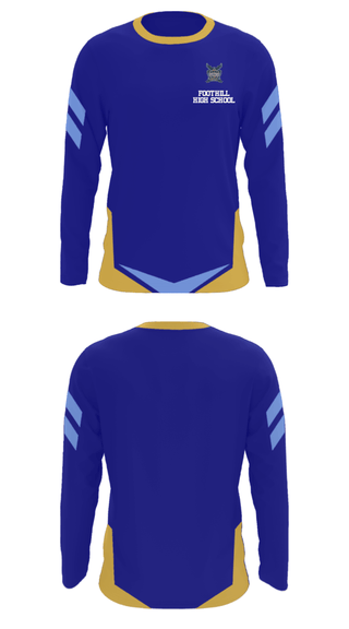 Long Sleeve Performance Shirt, Foothill High School, Spirit Store, Teamtime, Team time, sublimation, custom sports apparel, team uniforms, spirit wear, spiritwear, sports uniforms, custom shirts, team store, custom team store, fundraiser sports, apparel fundraiser