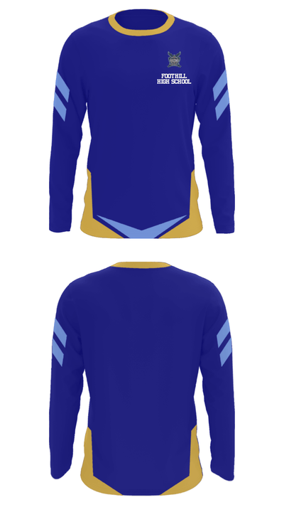 Foothill High School 7854287 Long Sleeve Performance Shirt - 33