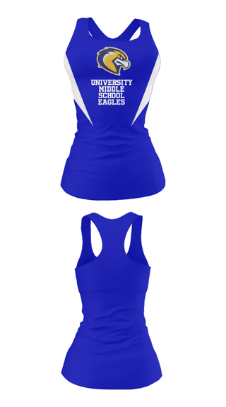 Tank Top, University Middle School Eagles, Spirit Store, Teamtime, Team time, sublimation, custom sports apparel, team uniforms, spirit wear, spiritwear, sports uniforms, custom shirts, team store, custom team store, fundraiser sports, apparel fundraiser