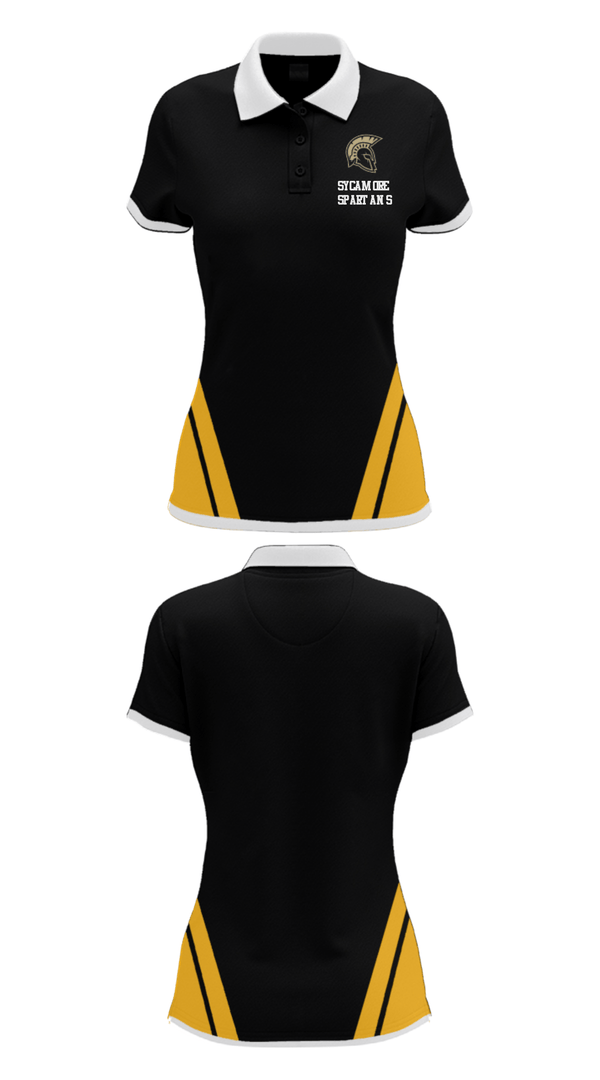 Women's Short Sleeve Performance Polo, Sycamore wrestling team, Wrestling, Teamtime, Team time, sublimation, custom sports apparel, team uniforms, spirit wear, spiritwear, sports uniforms, custom shirts, team store, custom team store, fundraiser sports, apparel fundraiser